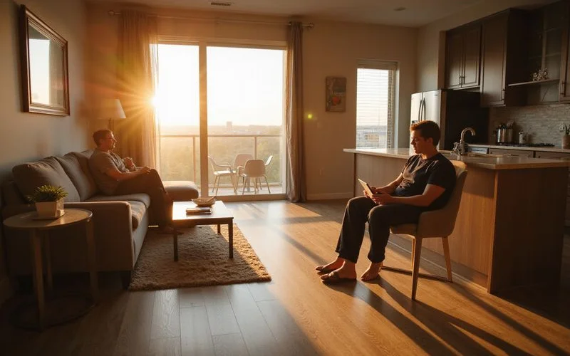 Renter on a call about an apartment application