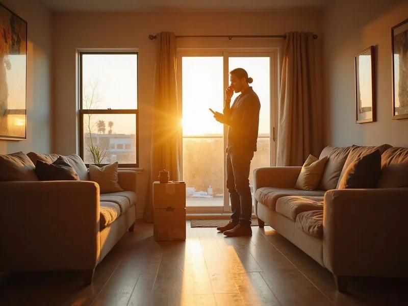 Renter on a call about an apartment application